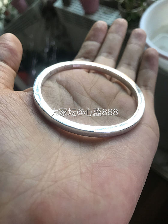 纯手工银筷子手镯_手镯银