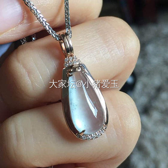 木那料水滴吊坠_挂件翡翠