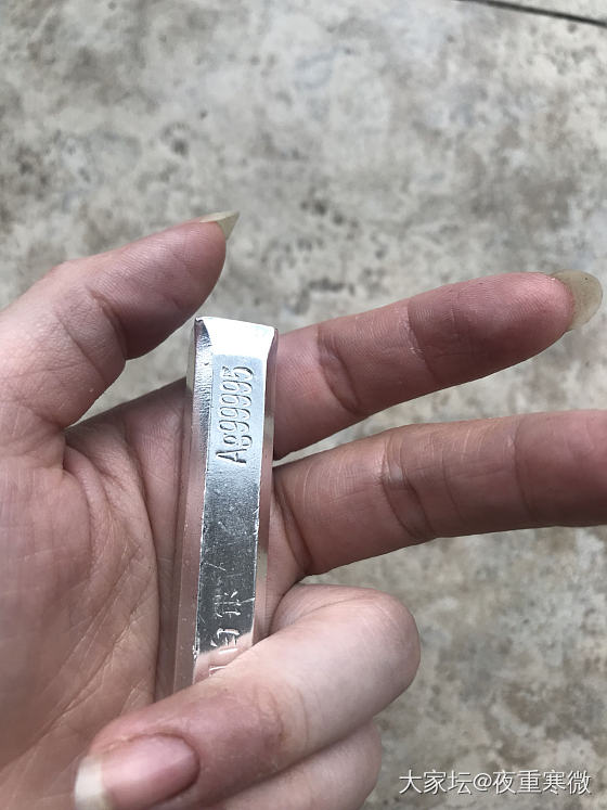 新买的小银条_银