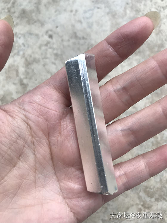 新买的小银条_银