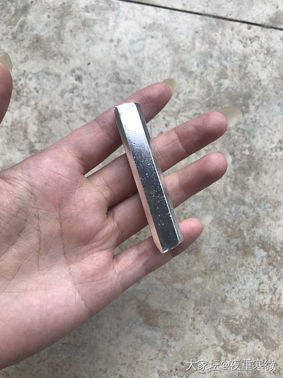 新买的小银条_银