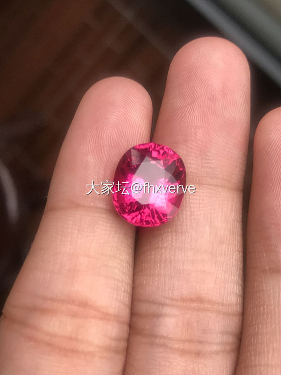 迄今为止买到总体最满意的红碧玺_刻面宝石碧玺彩色宝石