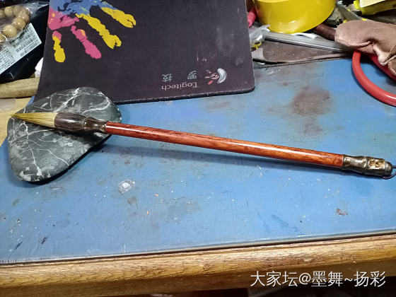 小叶紫檀毛笔_文玩