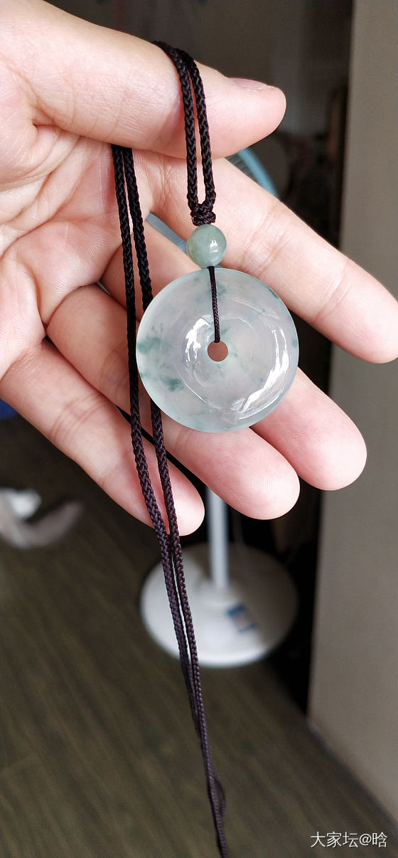 新买翡翠，不知价格是否值得，请各位帮忙看一下。_平安扣翡翠