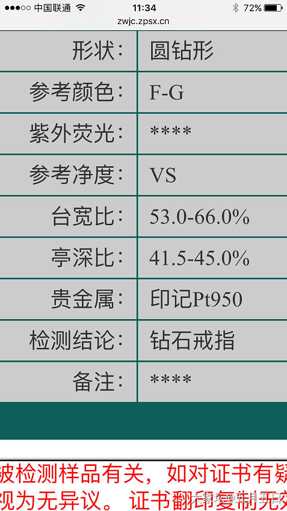 求助各位坛友，紫外荧光一栏写的****是有还是没啊(￣▽￣)_机构证书