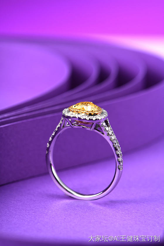 黄钻戒指💍_钻石