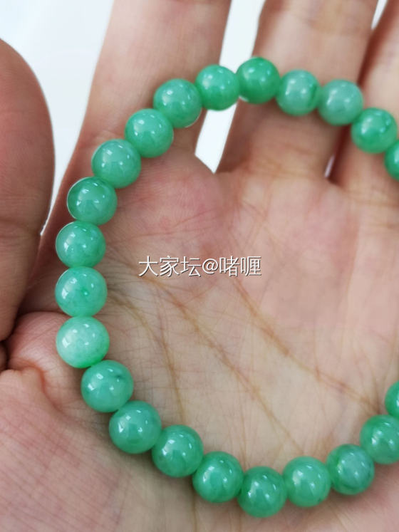 丑吗？820入手_珠串翡翠