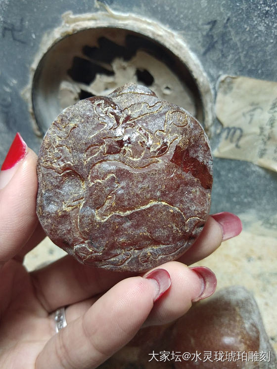 喜欢梅花鹿……雕个_首饰