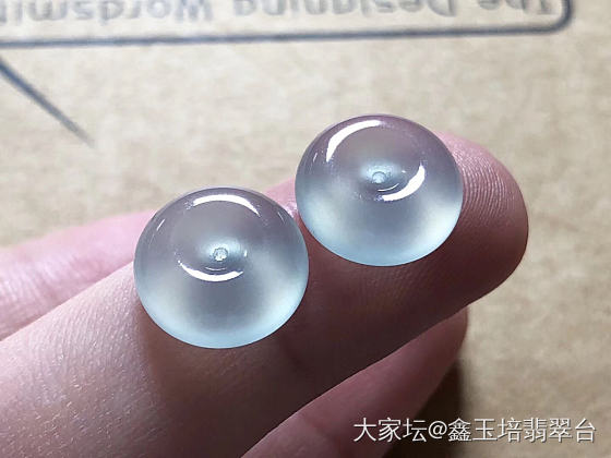 胶感十足，胖嘟嘟的平安扣_翡翠