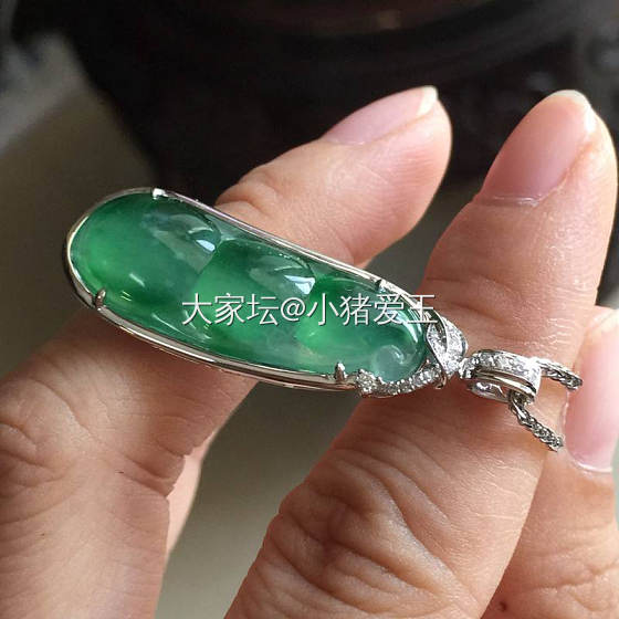 木那辣色福豆_挂件翡翠