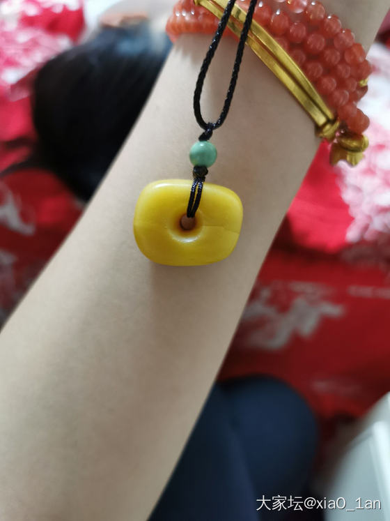 记录一下自己的小宝贝_挂件琥珀蜜蜡