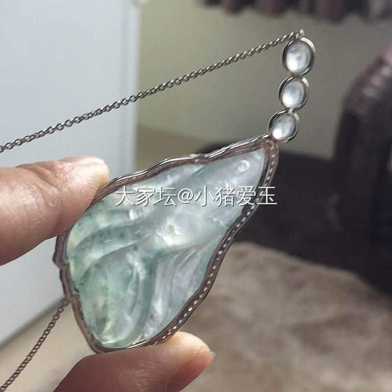 高冰飘花果冻孔雀鱼_挂件翡翠