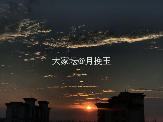 二师兄很白，夕阳给它披上金光_和田玉