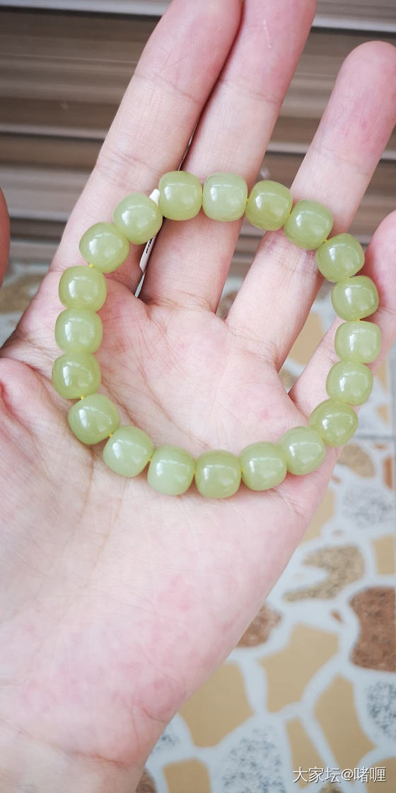 这品相可以不(;｀O´)o🙃🙃🙃🙃🙂😊😊😊_珠串和田玉