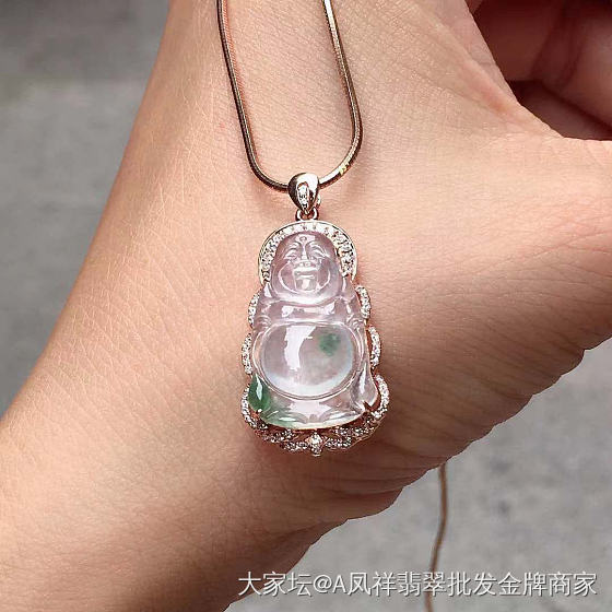 一波18k镶嵌成品_翡翠