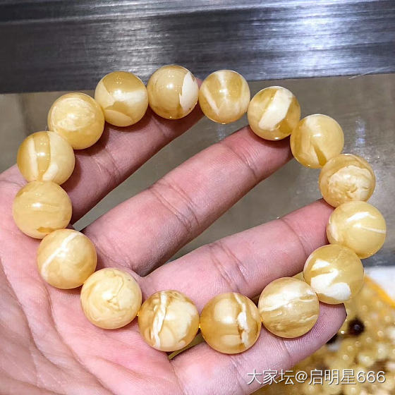 这条蜜蜡手串妖吗？_琥珀蜜蜡
