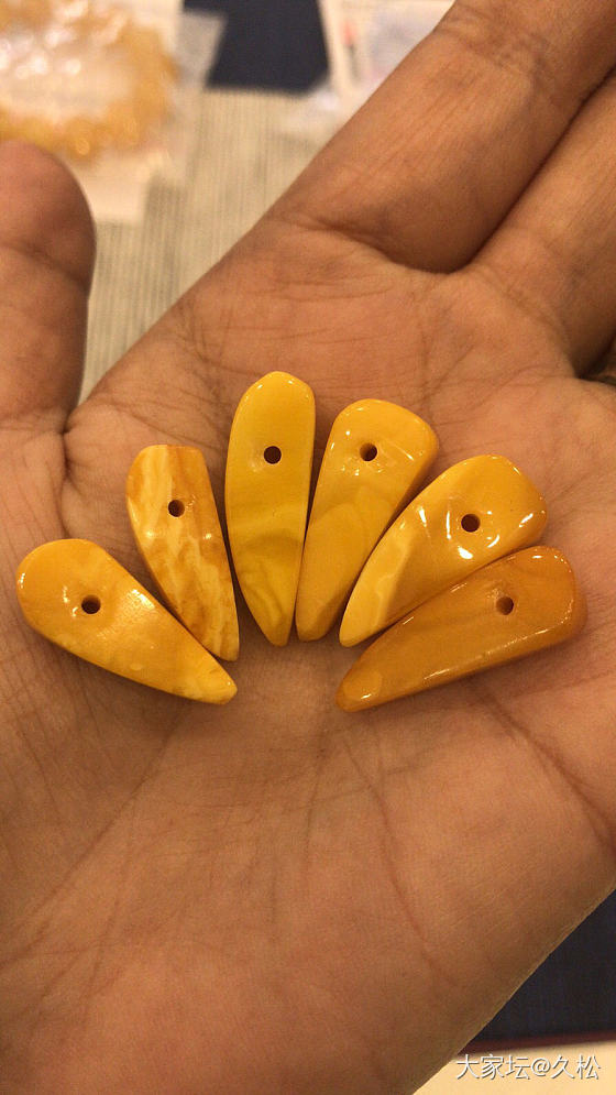 回流老蜜蜡首饰几条_琥珀蜜蜡