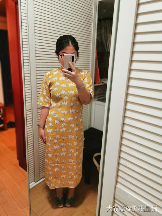 我的旗袍收到啦～150的小个子也能穿定制旗袍吗？_穿搭