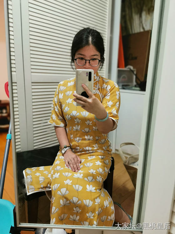 我的旗袍收到啦～150的小个子也能穿定制旗袍吗？_穿搭
