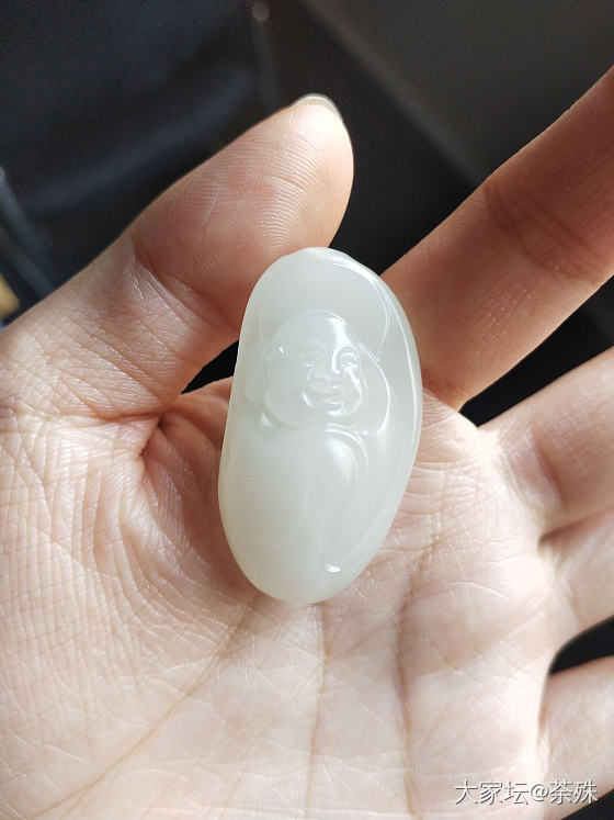 请大家帮忙看看这个小佛_挂件和田玉