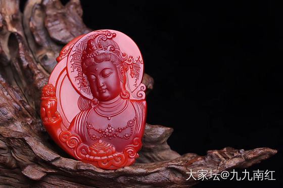 收藏级南红观音吊坠_南红