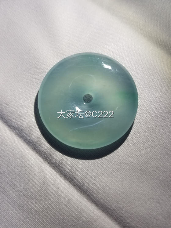 2号平安扣到了，还个图_翡翠福利社平安扣
