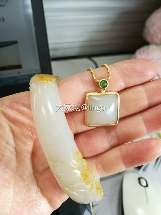 天呐，这居然是同一支_手镯和田玉