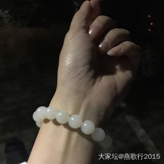 大家的单圈圆珠串串都是多大的珠子啊？_和田玉