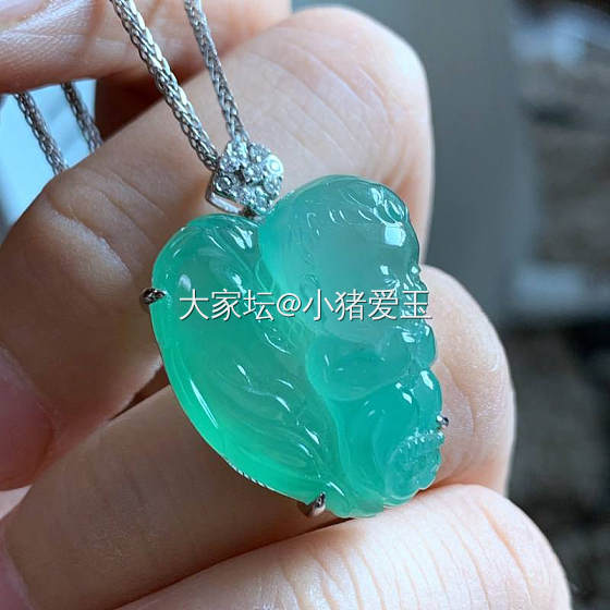 木那阳绿天使宝宝挂件_挂件翡翠