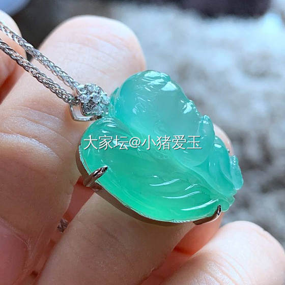 木那阳绿天使宝宝挂件_挂件翡翠