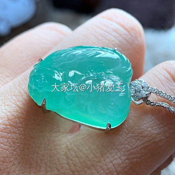 木那阳绿天使宝宝挂件_挂件翡翠