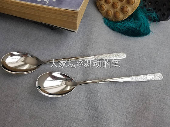宝家的银筷子和银勺子_把玩件银