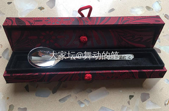 宝家的银筷子和银勺子_把玩件银