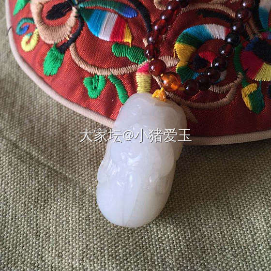 和田玉籽料貔貅挂件_挂件和田玉
