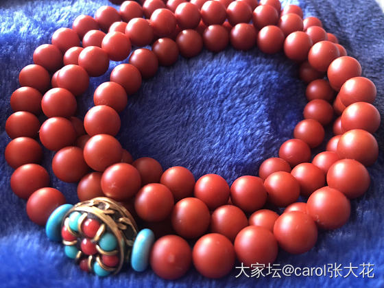 假期最后一天_珠串松石南红