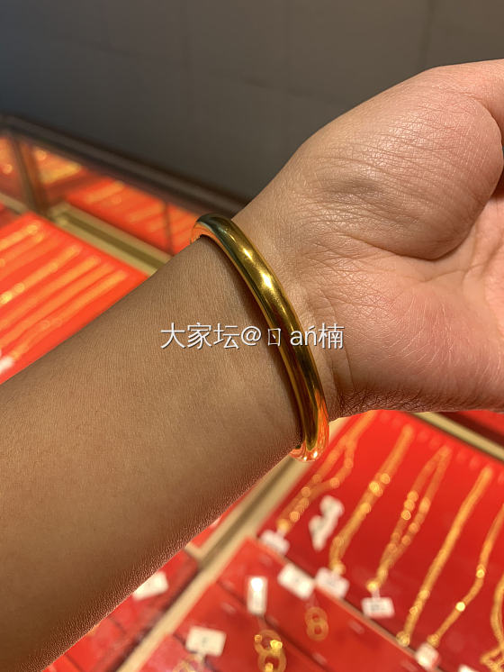小珍窄喜福_打金手镯