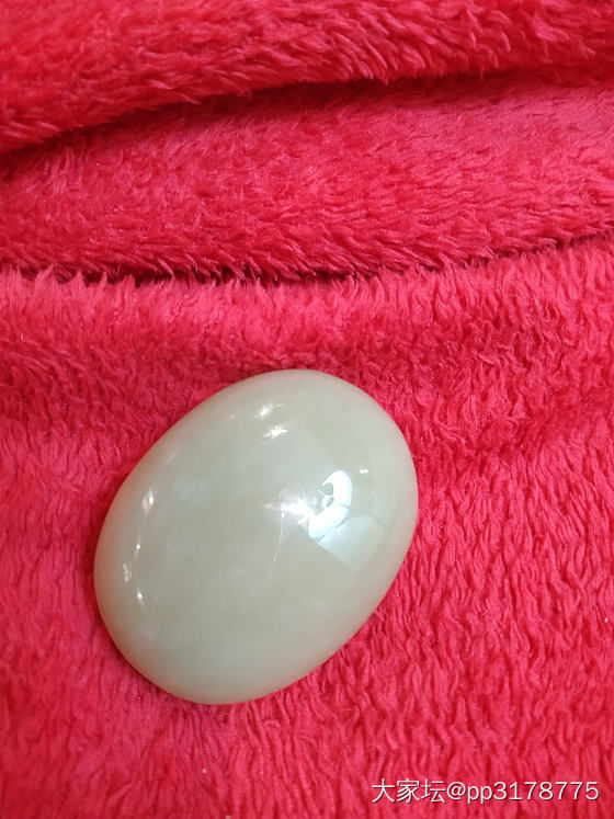 黄白老玉大蛋面_玉石