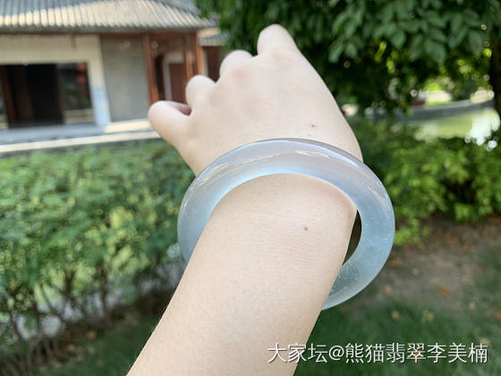 玻璃种胖圆条结缘了，留图和翠友们共赏_翡翠