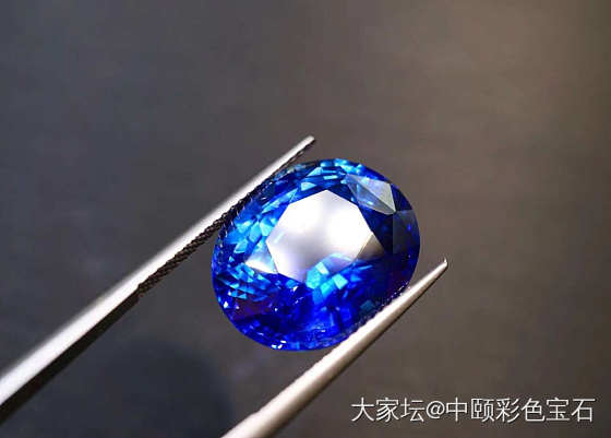 ##中颐天然矢车菊蓝宝石##  17.80ct  Lotus证书_刻面宝石蓝宝石名贵宝石