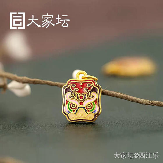 小瑞兽_吊坠金