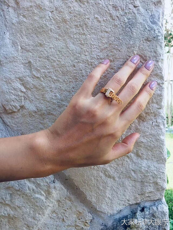 顺便给老婆买了条金腰带_戒指金
