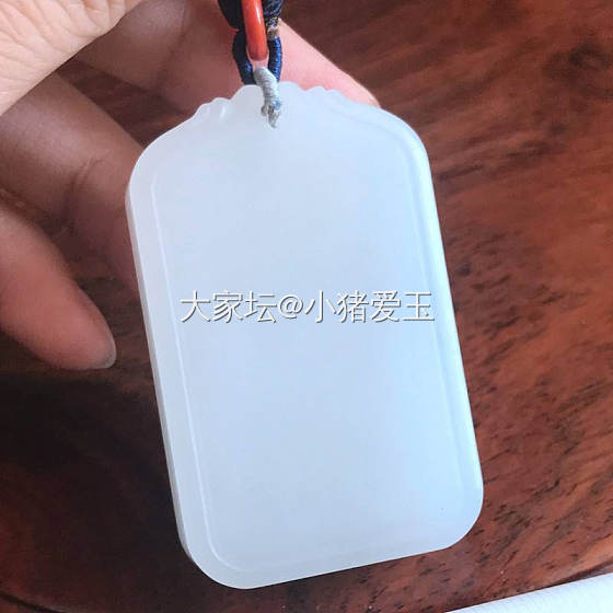 和田羊脂玉平安牌_挂件和田玉