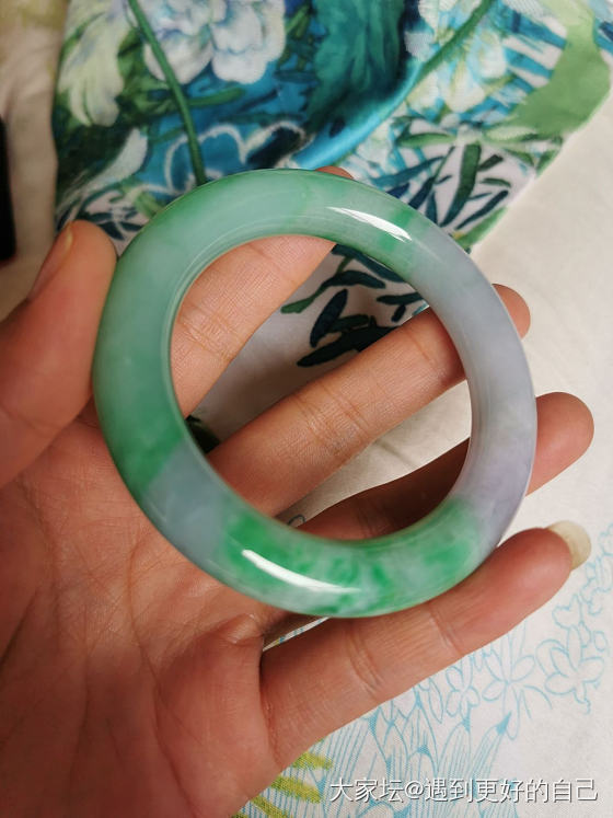 纪念一下我的晴水手镯_手镯翡翠