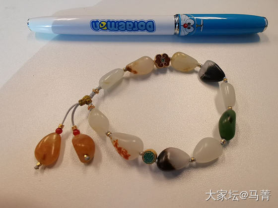 变化在潜移默化中～_手链和田玉