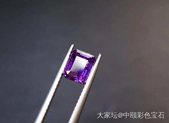 ##中颐天然未加热紫色蓝宝石##  1.59ct GIC证书_蓝宝石名贵宝石