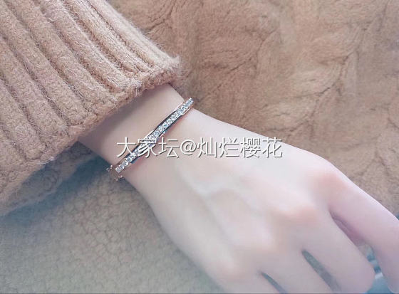 出货欣赏，满钻手镯_手镯钻石