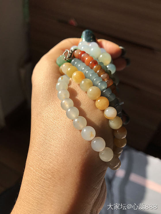 各种翡翠珠珠串儿_珠串翡翠