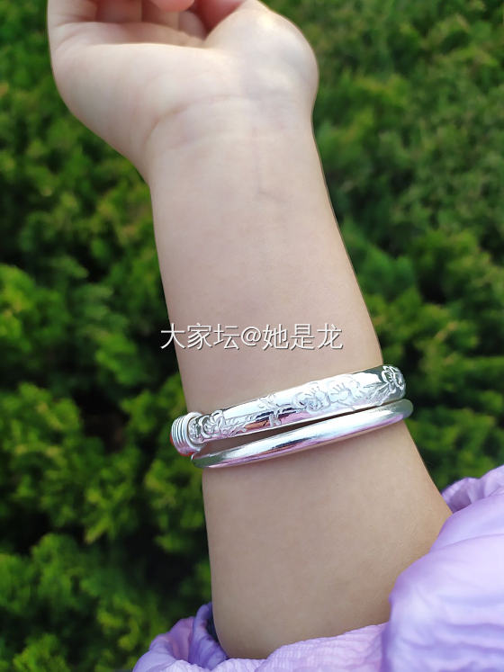 梅花_手镯银