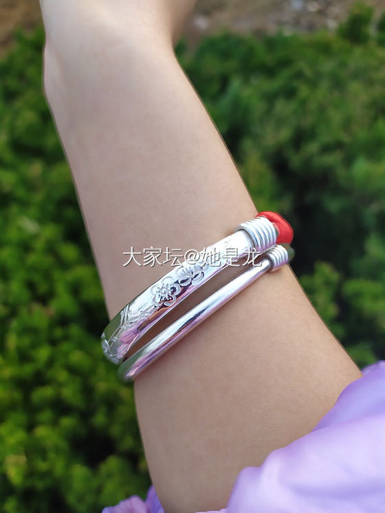梅花_手镯银