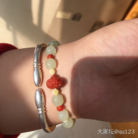 超可爱的南红版万圣节小南瓜_珠串南红挂件和田玉